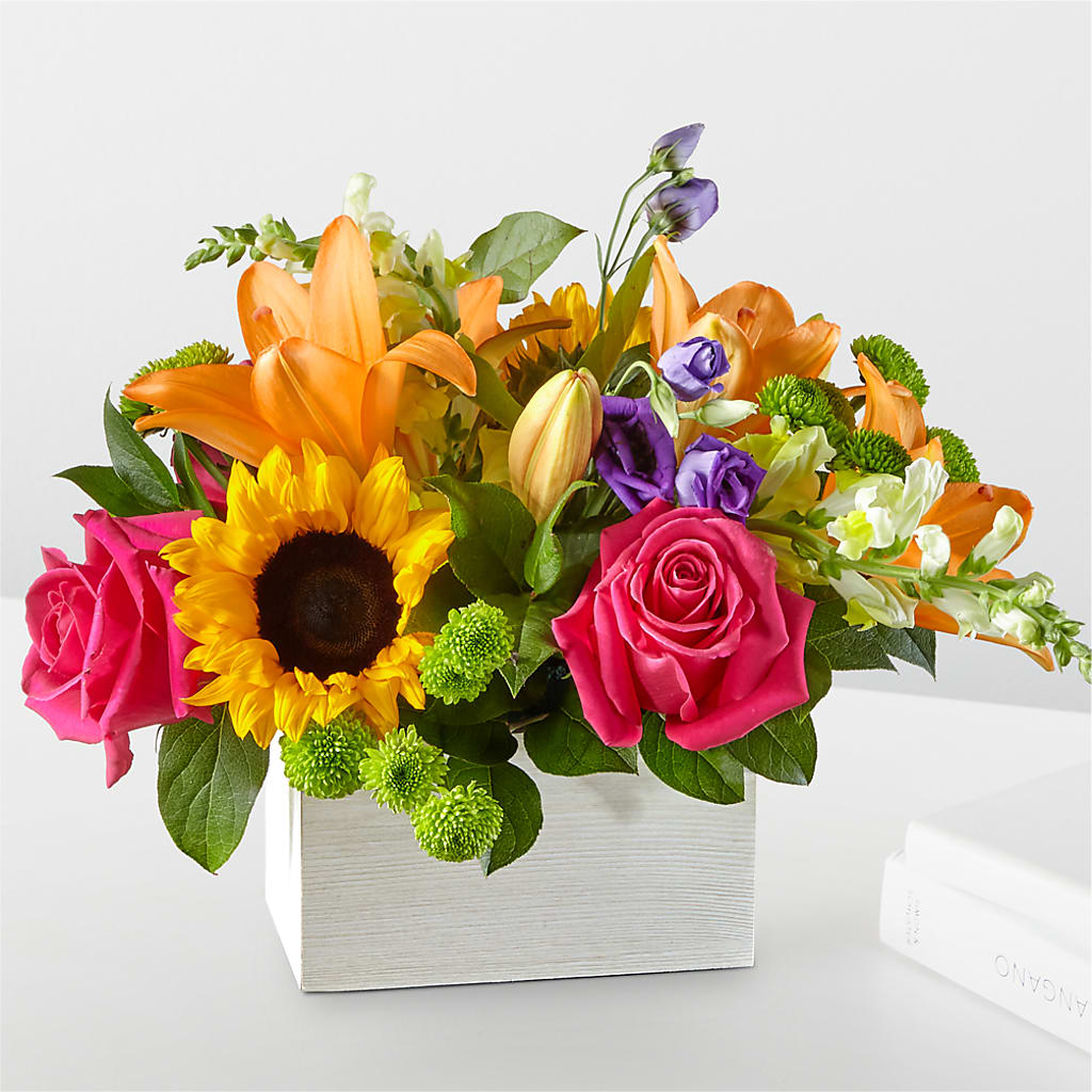 Best Day Box Bouquet – Hartland Flowers And Events, Hartland MI