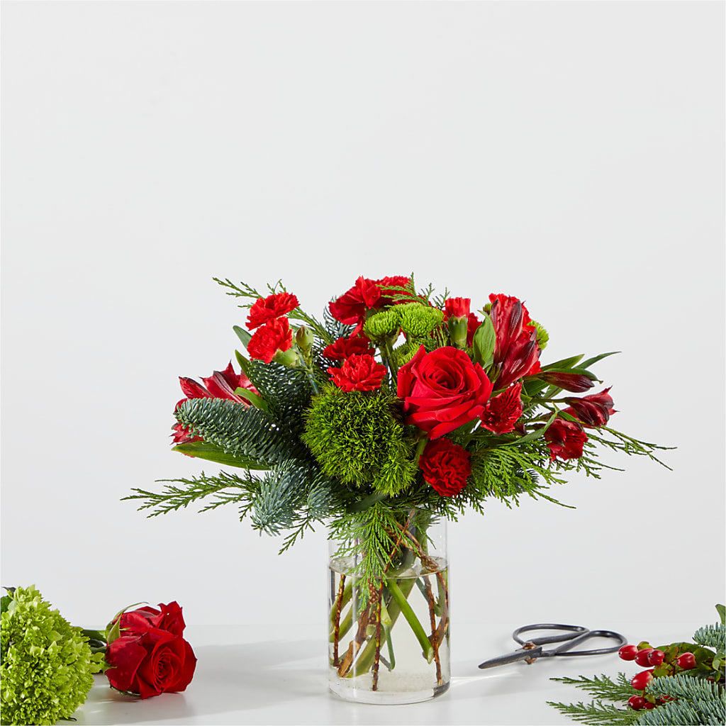Merry Moment Bouquet – A Florist Original – Hartland Flowers And Events, Hartland MI