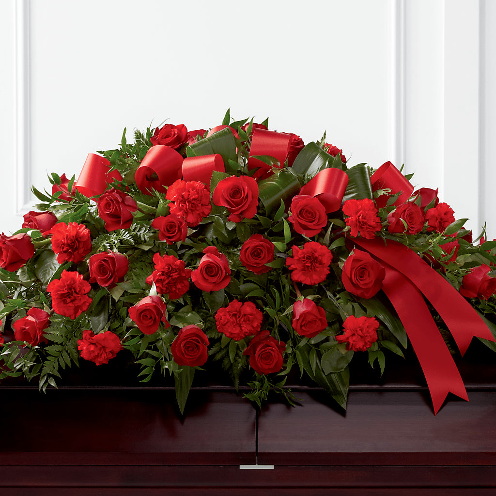 Tribute of Life Casket Spray – Hartland Flowers And Events, Hartland MI