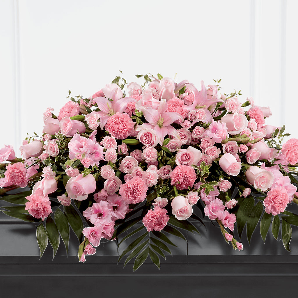 Garden of Comfort Casket Spray (Standard) – Hartland Flowers And Events, Hartland MI