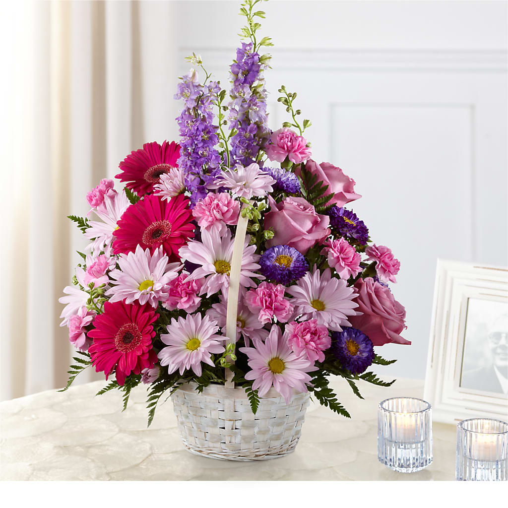 Pastel Peace Basket – Hartland Flowers And Events, Hartland MI