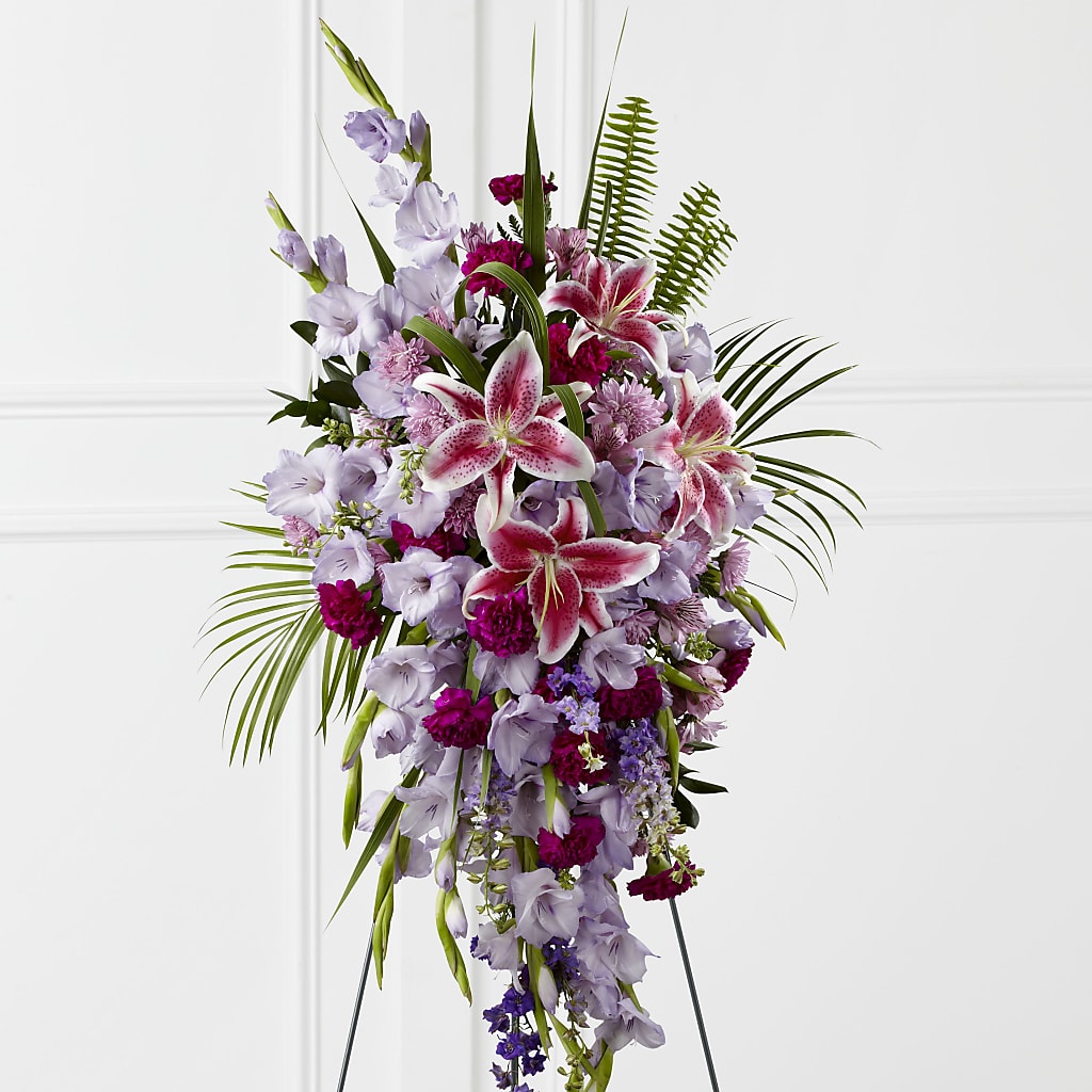 Tender Touch Standing Spray – Hartland Flowers And Events, Hartland MI