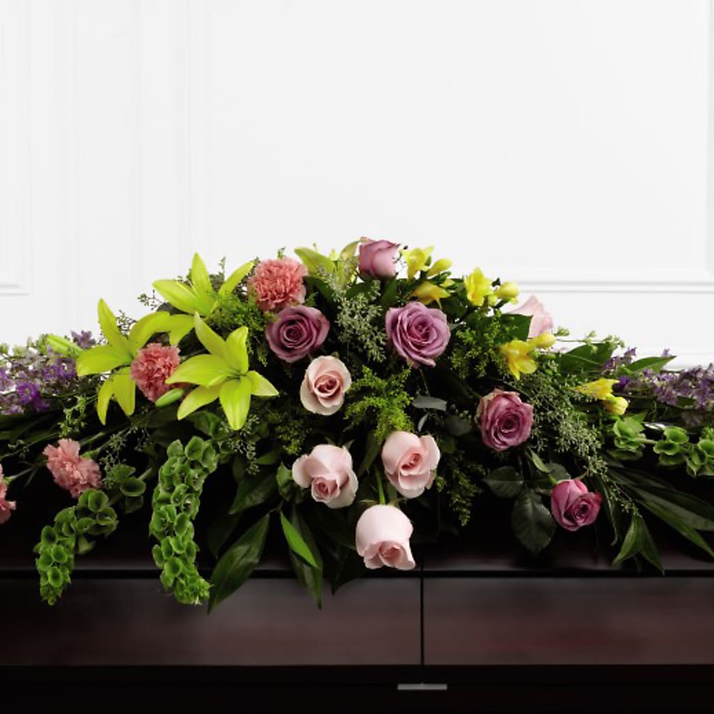 Forever Beloved Casket Spray – Hartland Flowers And Events, Hartland MI