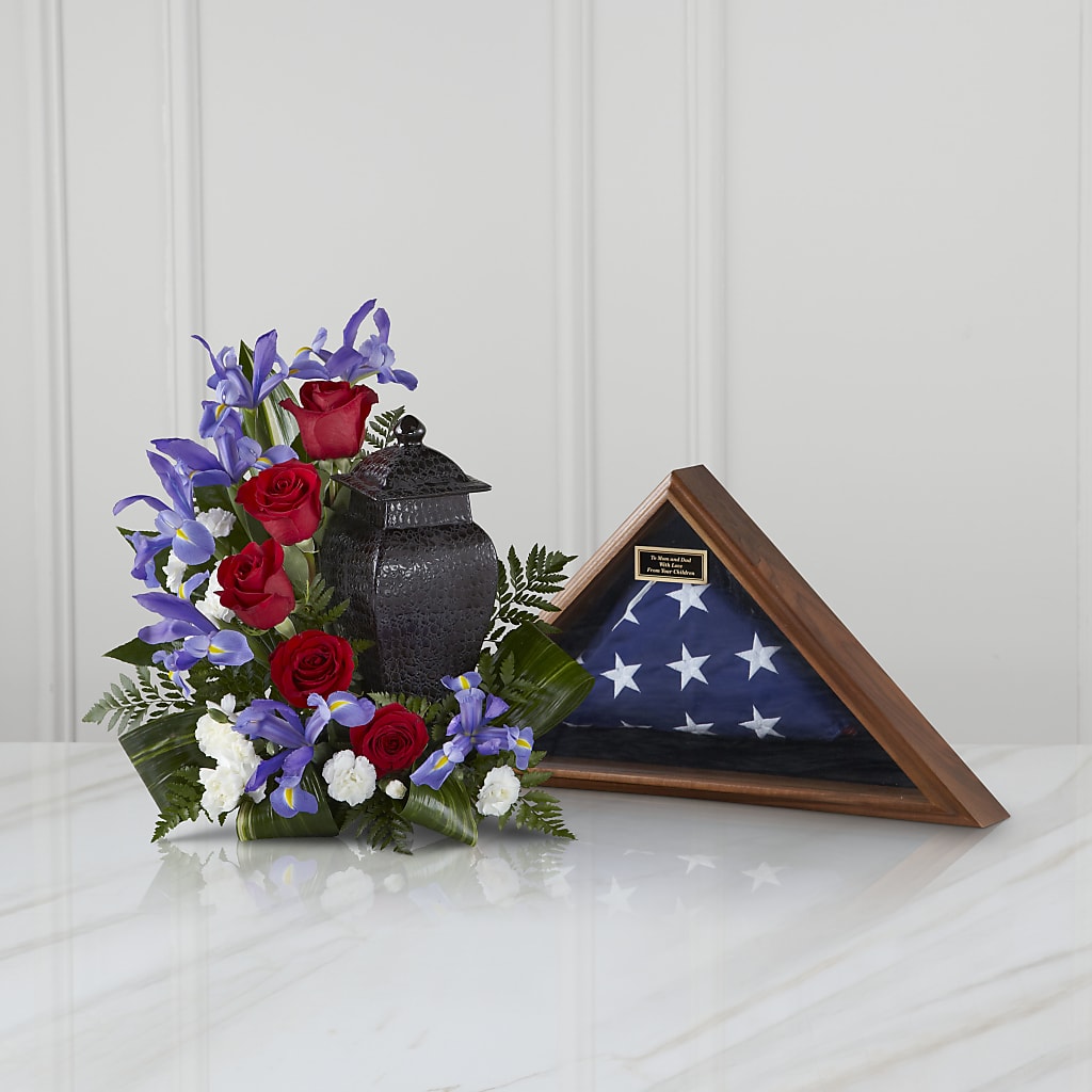 Patriotic Tribute Arrangement – Hartland Flowers And Events, Hartland MI