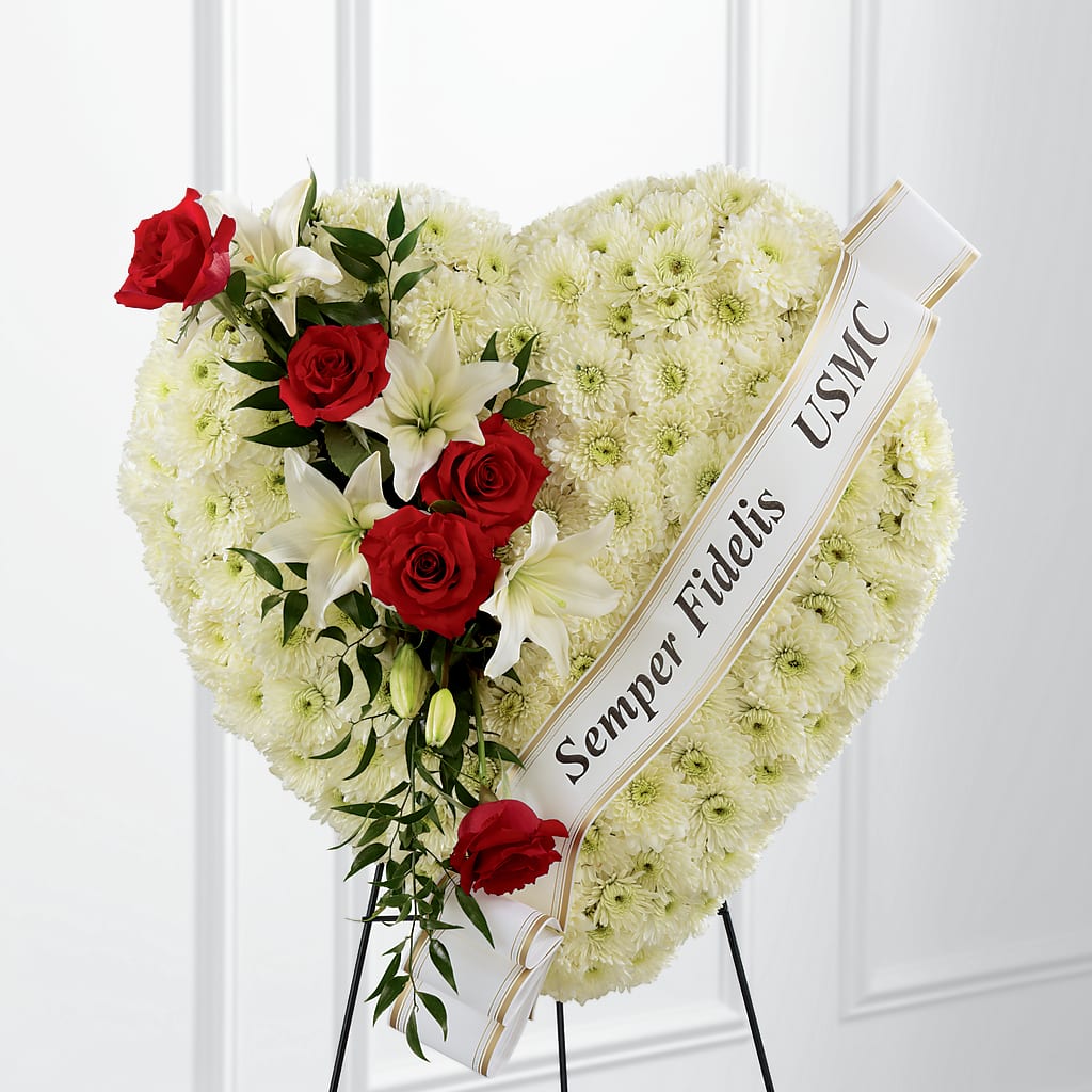 Heartfelt Hero Standing Heart – Hartland Flowers And Events, Hartland MI