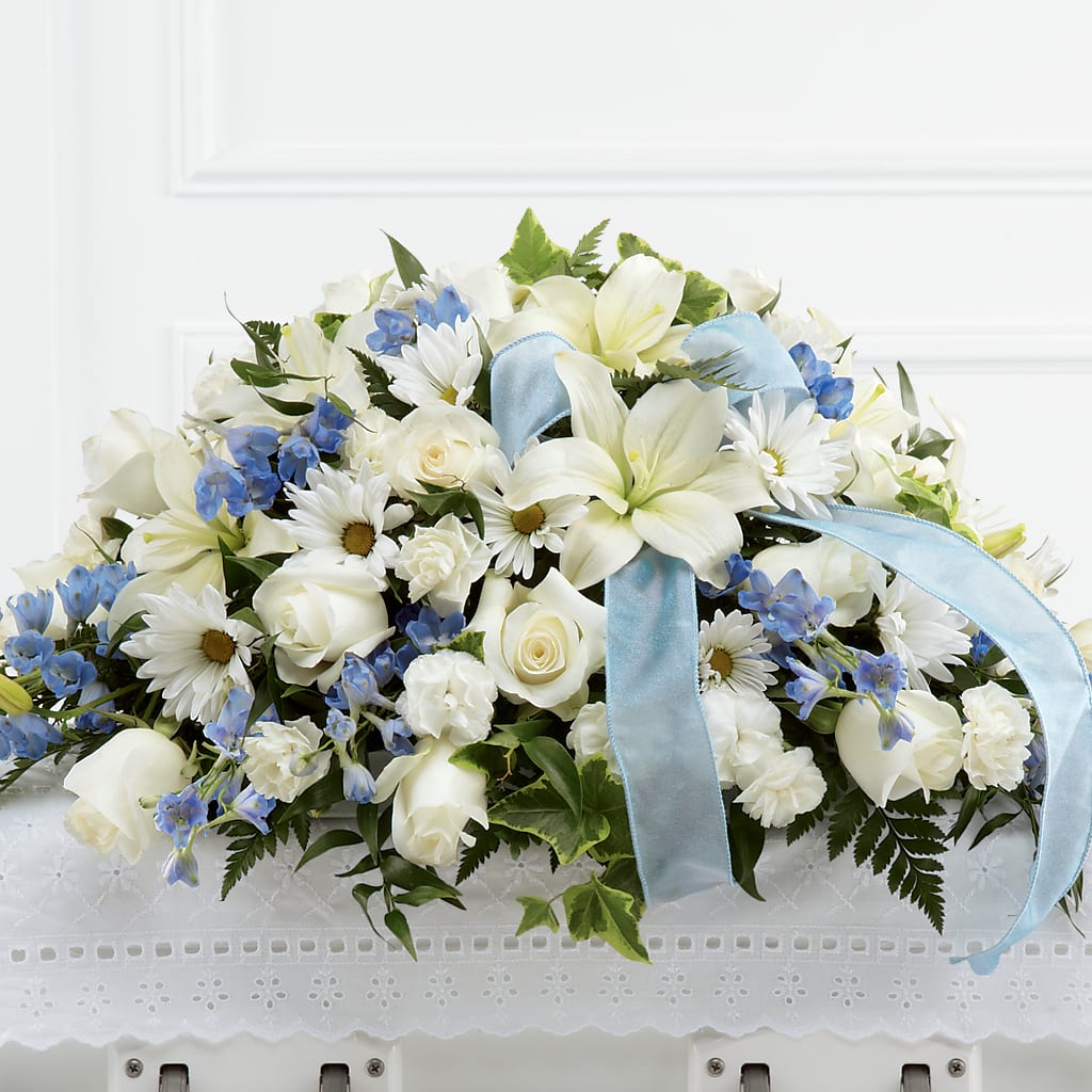 Tender Treasure Casket Spray – Hartland Flowers And Events, Hartland MI
