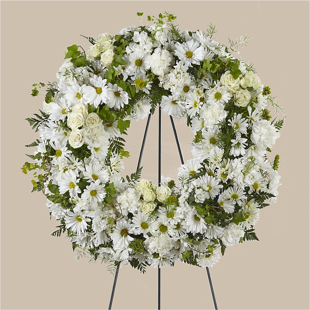 Faithful Wishes Wreath – Hartland Flowers And Events, Hartland MI