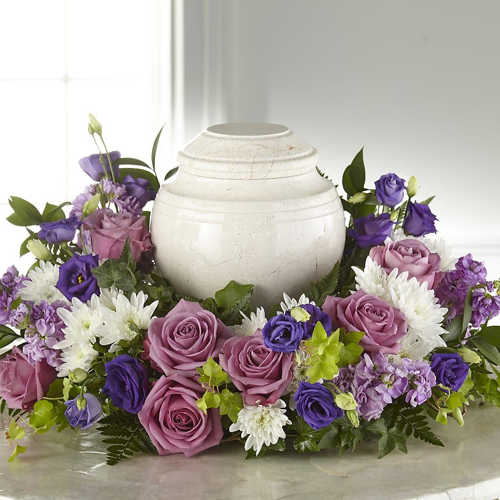 Blooming Sympathy Cremation Adornment – Hartland Flowers And Events, Hartland MI