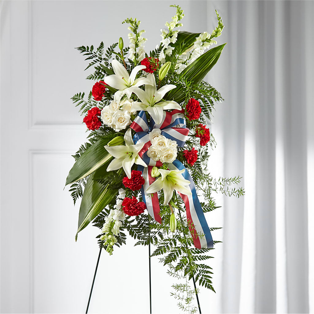 Stars of Life Standing Spray – Hartland Flowers And Events, Hartland MI