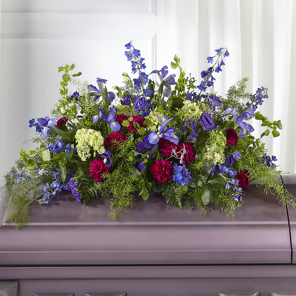 Always Treasured Casket Spray – Hartland Flowers And Events, Hartland MI