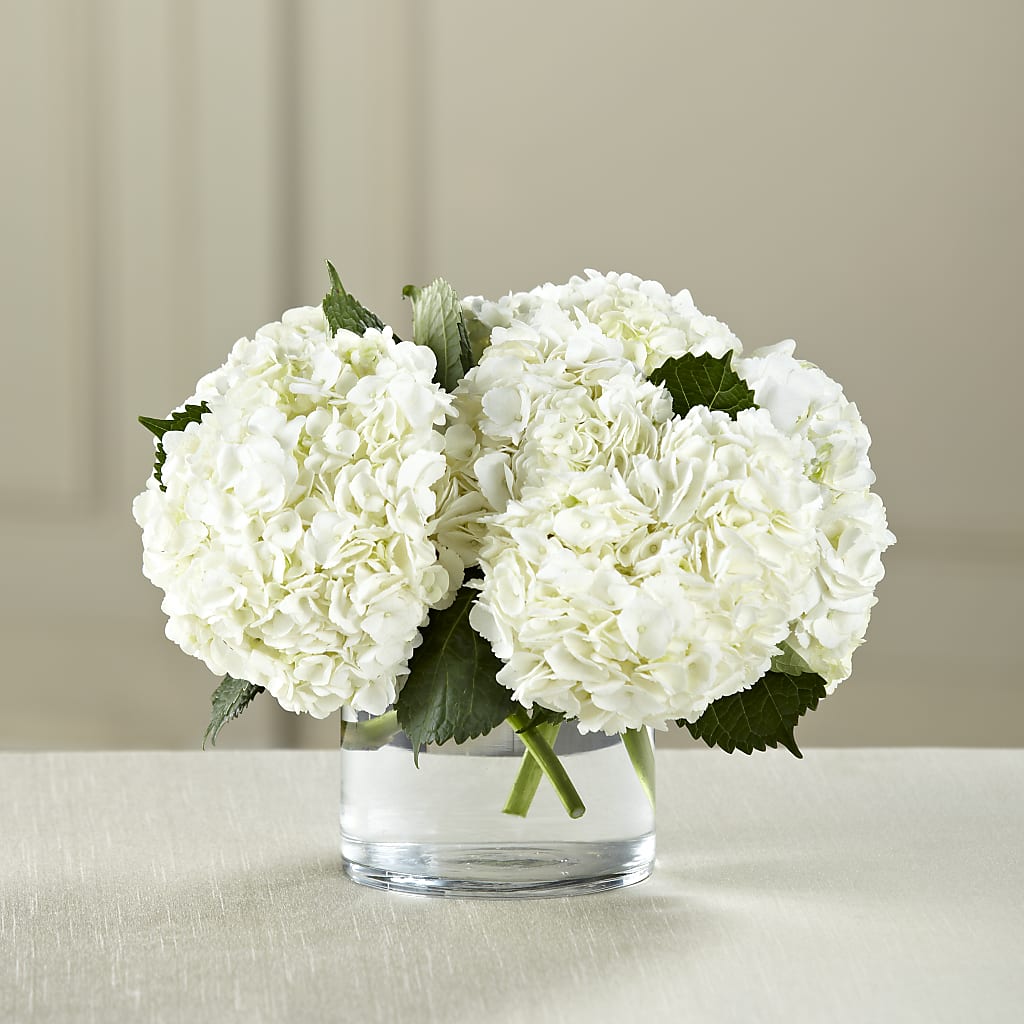 White Hydrangea Bouquet – Hartland Flowers And Events, Hartland MI