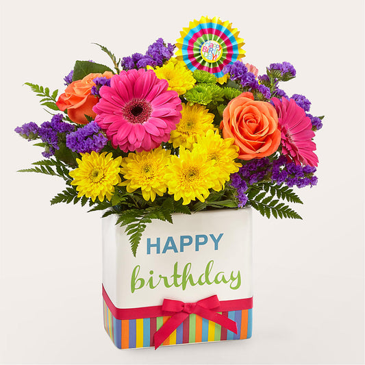 Birthday Brights Bouquet –  Hartland Flowers And Events, Hartland MI