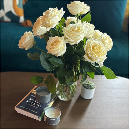 Long Stem Yellow Rose Bouquet –  Hartland Flowers And Events, Hartland MI