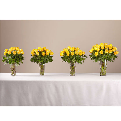 Long Stem Yellow Rose Bouquet –  Hartland Flowers And Events, Hartland MI