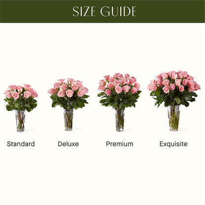 Long Stem Pink Rose Bouquet –  Hartland Flowers And Events, Hartland MI