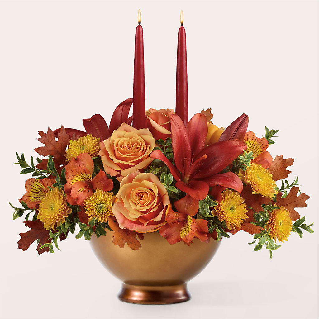 Harvest Table Centerpiece –  Hartland Flowers And Events, Hartland MI