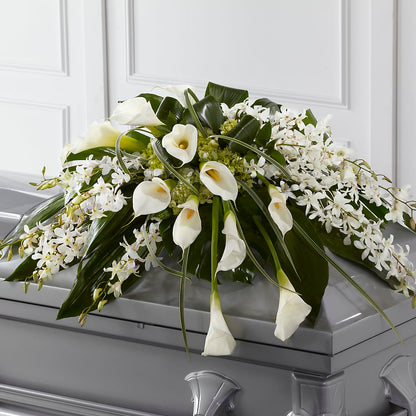 Angel Wings Casket Spray –  Hartland Flowers And Events, Hartland MI