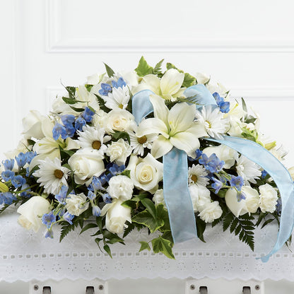 Tender Treasure Casket Spray –  Hartland Flowers And Events, Hartland MI