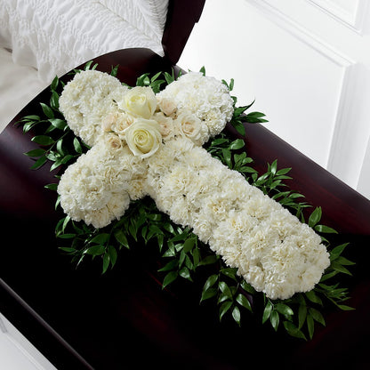 Peaceful Memories Casket Spray (Standard) –  Hartland Flowers And Events, Hartland MI