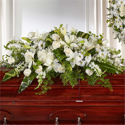 Abundance Casket Spray –  Hartland Flowers And Events, Hartland MI