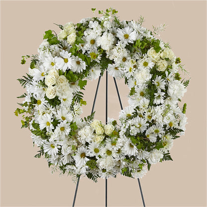 Faithful Wishes Wreath –  Hartland Flowers And Events, Hartland MI