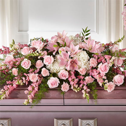 Life & Remembrance Casket Spray –  Hartland Flowers And Events, Hartland MI