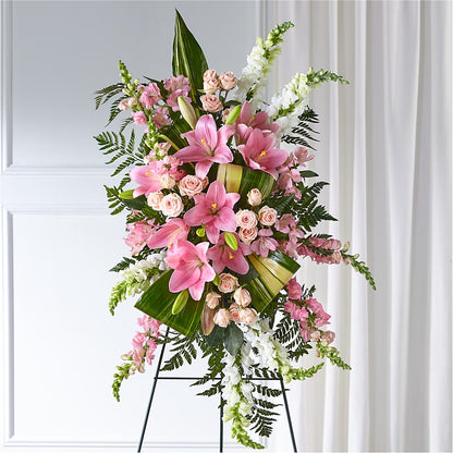 Elegant Embrace Standing Spray –  Hartland Flowers And Events, Hartland MI