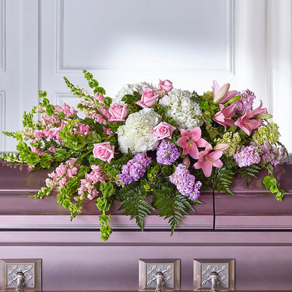 Life's Gratitude Casket Spray –  Hartland Flowers And Events, Hartland MI