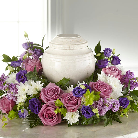Blooming Sympathy Cremation Adornment –  Hartland Flowers And Events, Hartland MI