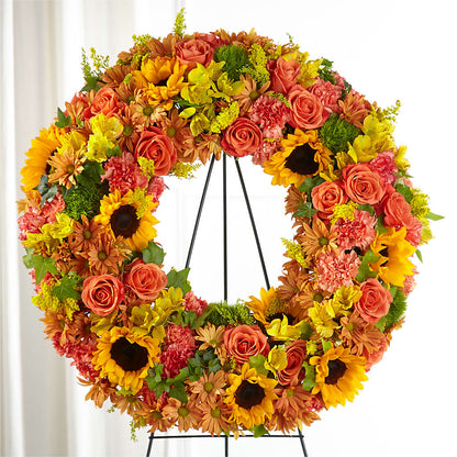 Autumnal Memories Wreath (Standard) –  Hartland Flowers And Events, Hartland MI