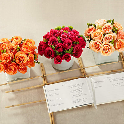 Dawn Rose Centerpiece –  Hartland Flowers And Events, Hartland MI